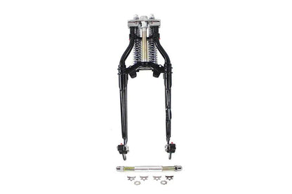 V-Twin 18 Inch Spring Fork Kit Black for Harley Davidson FL Models by V-Twin