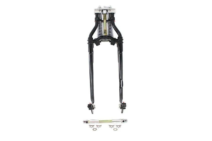 V-Twin 22 Inch Spring Fork Kit Black for Harley Davidson FL (Part #35241) by V-Twin