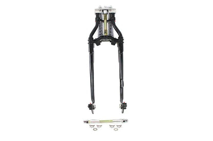 V-Twin 22 Inch Spring Fork Kit Black for Harley Davidson FL (Part #35241) by V-Twin
