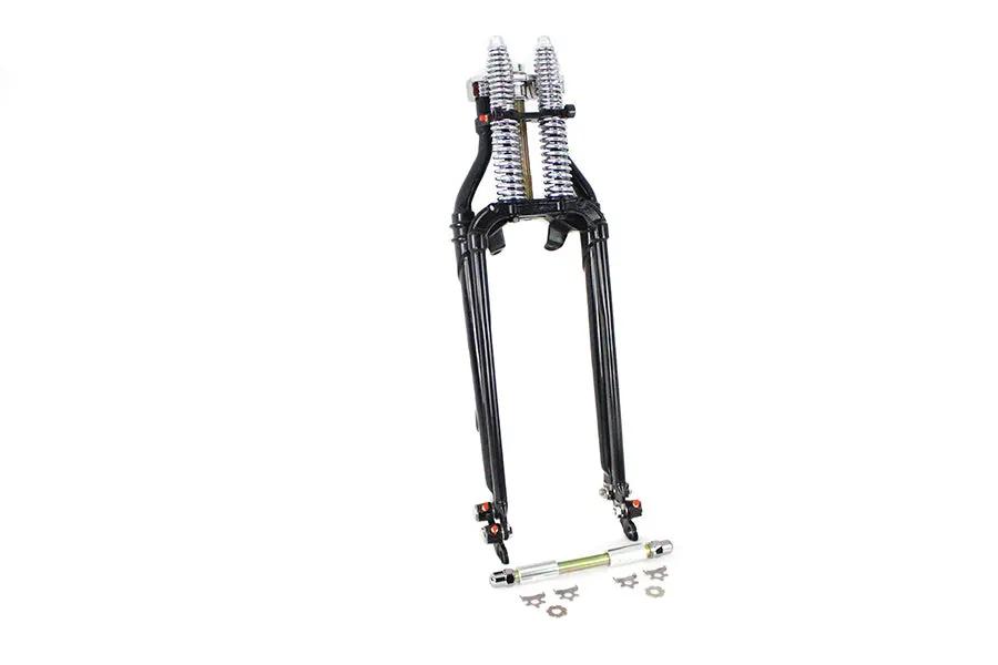 V-Twin 22 Inch Spring Fork Kit Black for Harley Davidson FL (Part #35241) by V-Twin