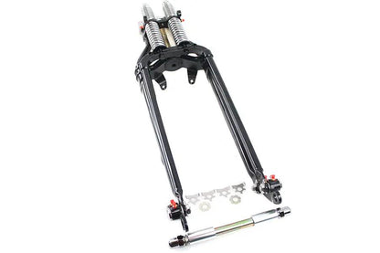 V-Twin 22 Inch Spring Fork Kit Black for Harley Davidson FL (Part #35241) by V-Twin