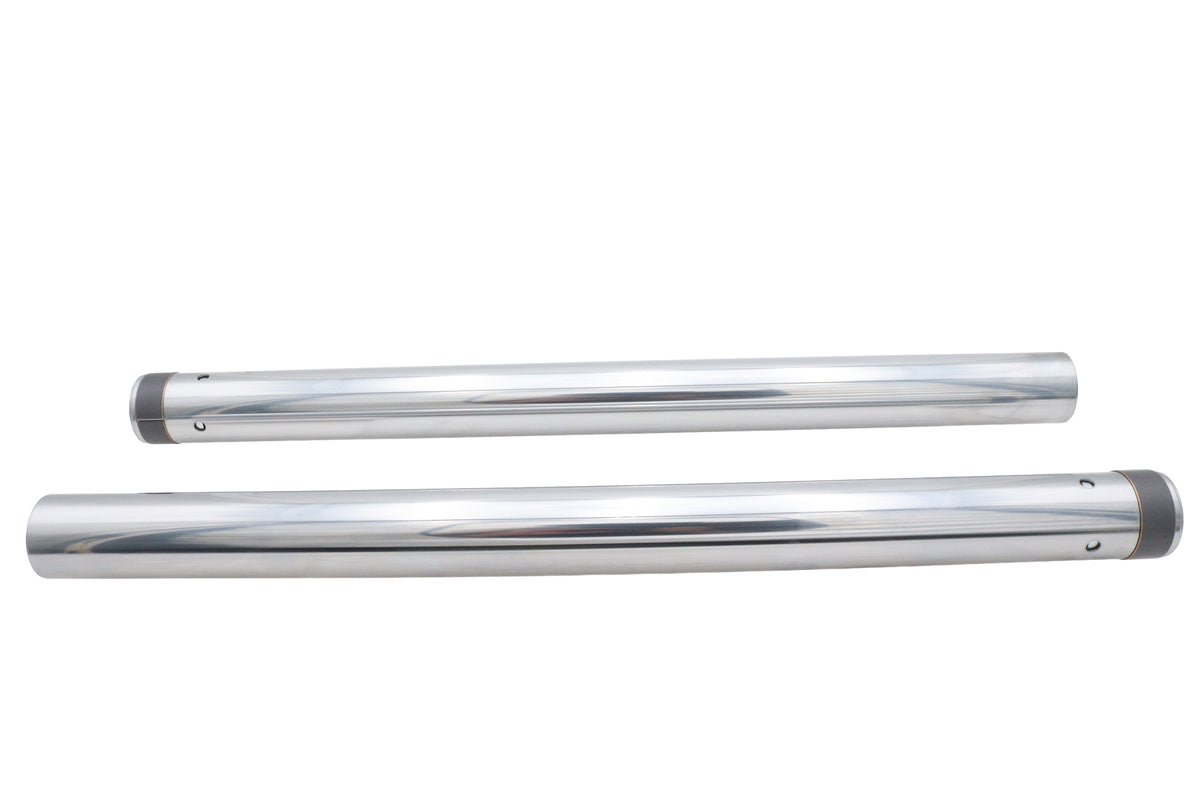 V-Twin IFT-0010-S Hard Chrome 49mm Fork Tube Set for Harley-Davidson FXBR and FXBRS
