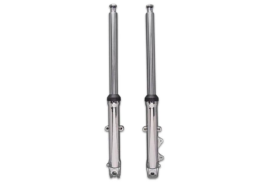 V-Twin Factory Sample 41mm Fork Slider Assembly Chrome for Harley Davidson FXST (1984-1993) by V-Twin