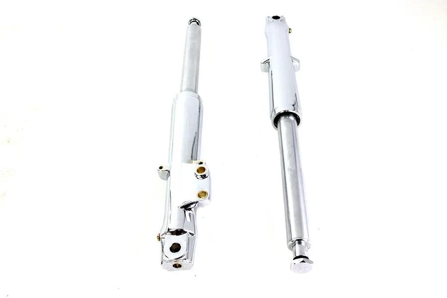 V-Twin Factory Sample 41mm Fork Slider Assembly with Chrome Sliders for Harley Davidson FLH (1973-1982) by V-Twin