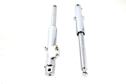 V-Twin Factory Sample 41mm Fork Slider Assembly with Chrome Sliders for Harley Davidson FLH (1973-1982) by V-Twin