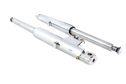 V-Twin Factory Sample 41mm Fork Slider Assembly with Chrome Sliders for Harley Davidson FLH (1973-1982) by V-Twin