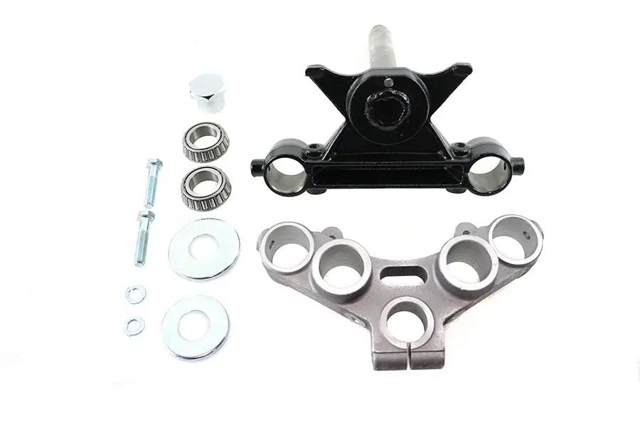 V-Twin FX-FXE Triple Tree Kit for 33.4mm Fork Tubes - Fits Harley Davidson FX and FXE 1971-1972 by V-Twin