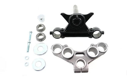 V-Twin FX-FXE Triple Tree Kit for 33.4mm Fork Tubes - Fits Harley Davidson FX and FXE 1971-1972 by V-Twin