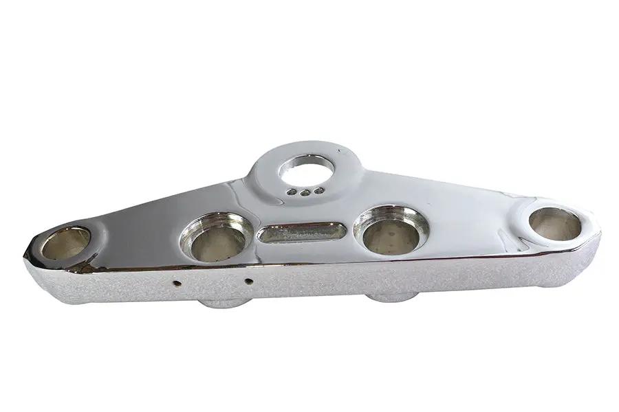 V-Twin Factory Sample Chrome Top Triple Tree for Harley Davidson FLH (1973-1982) by V-Twin