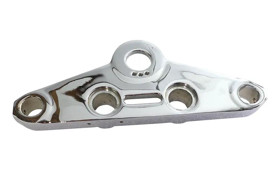 V-Twin Factory Sample Chrome Top Triple Tree for Harley Davidson FLH (1973-1982) by V-Twin
