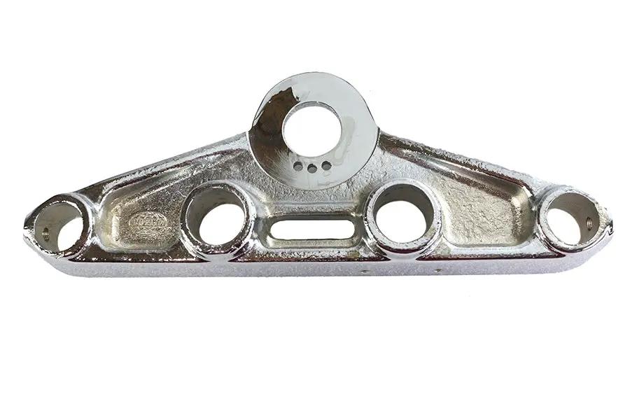 V-Twin Factory Sample Chrome Top Triple Tree for Harley Davidson FLH (1973-1982) by V-Twin
