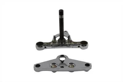 V-Twin Factory Sample Triple Tree Set Chrome for Harley Davidson FXST by V-Twin