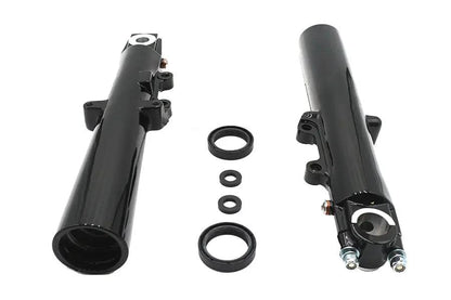 V-Twin Factory Sample 41mm Fork Slider Set Black for Harley Davidson by V-Twin