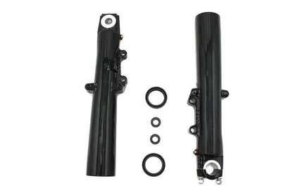 V-Twin Factory Sample 41mm Fork Slider Set Black for Harley Davidson by V-Twin