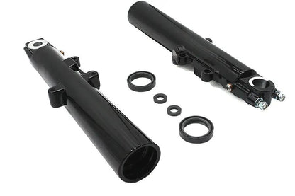 V-Twin Factory Sample 41mm Fork Slider Set Black for Harley Davidson by V-Twin
