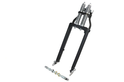 V-Twin Factory Sample 20 inch Inline Spring Fork Kit Black for Harley Davidson by V-Twin