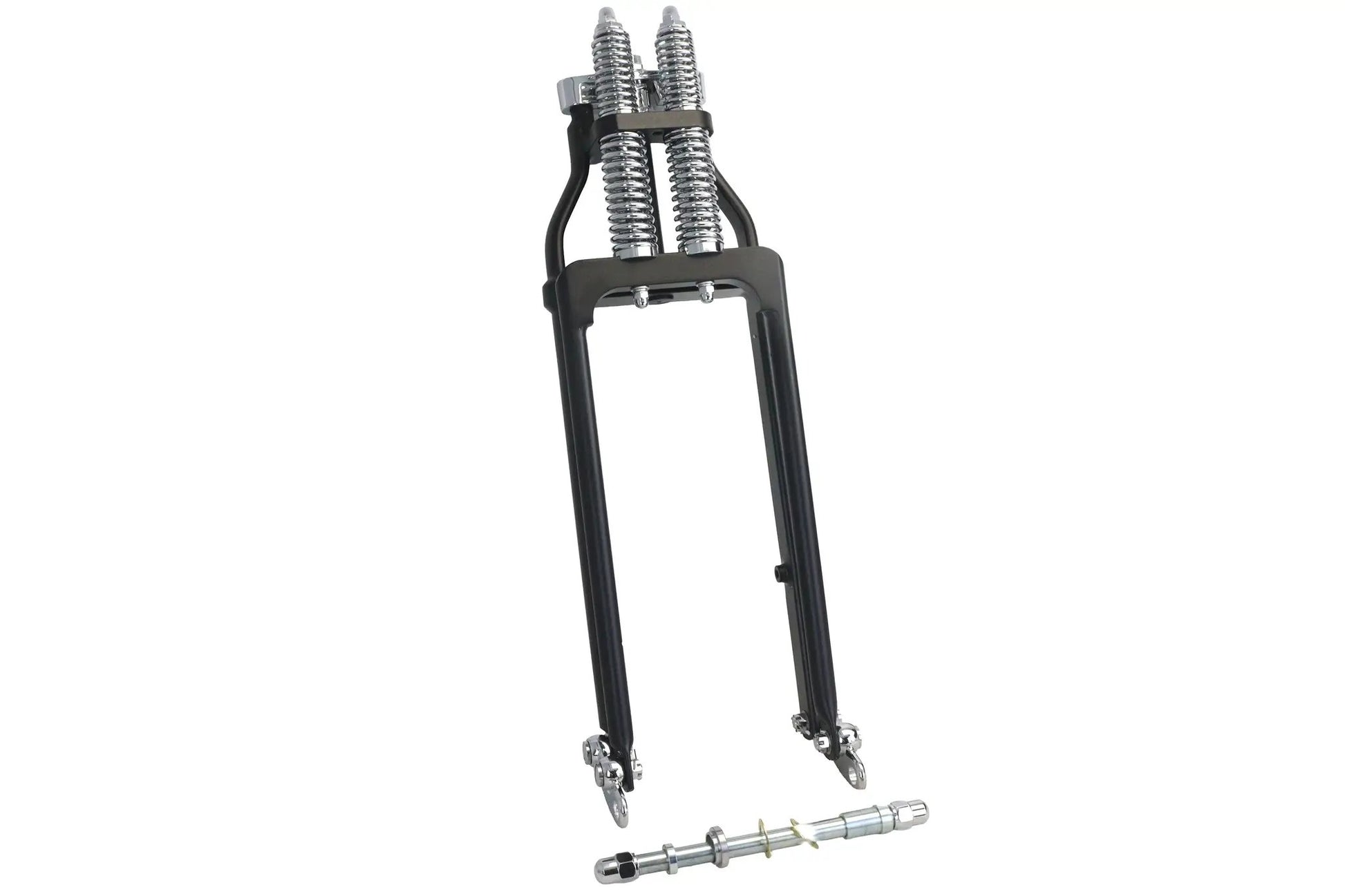 V-Twin Factory Sample 20 inch Inline Spring Fork Kit Black for Harley Davidson by V-Twin