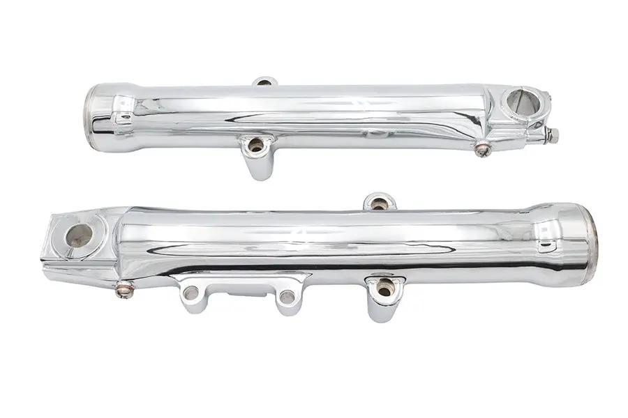 V-Twin Factory Sample Chrome Lower Fork Slider Set for Harley Davidson FXST Models by V-Twin