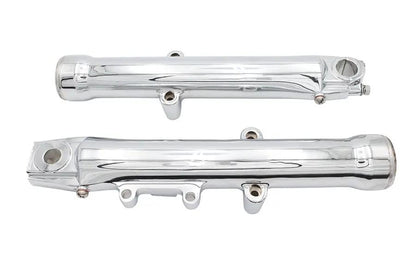 V-Twin Factory Sample Chrome Lower Fork Slider Set for Harley Davidson FXST Models by V-Twin