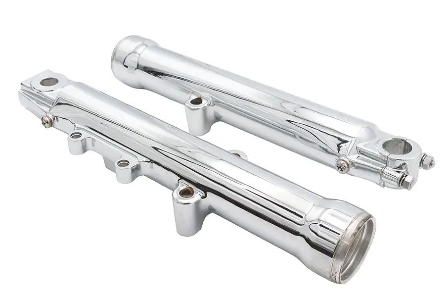 V-Twin Factory Sample Chrome Lower Fork Slider Set for Harley Davidson FXST Models by V-Twin