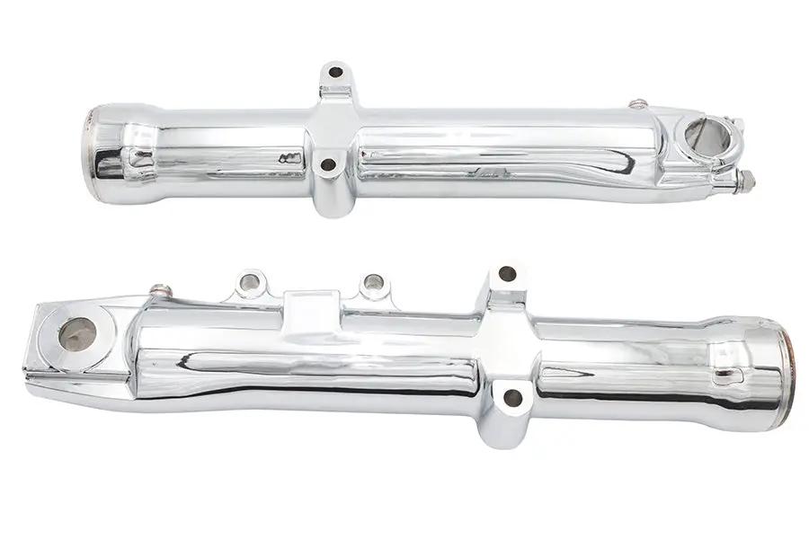 V-Twin Factory Sample Chrome Lower Fork Slider Set for Harley Davidson FXST Models by V-Twin