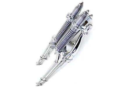 Motorshop Chrome Fork Assembly Without Rockers for Harley Davidson FXST 1988-1997 by Motorshop