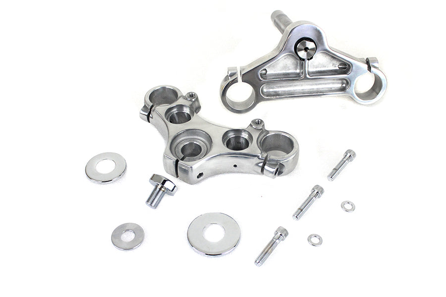 V-Twin FXD 39mm Triple Tree Set Polished, Part Number 24-1392