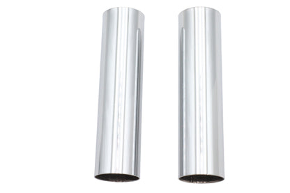 V-Twin 64265 XLCH Fork Tube Cover Set, Chrome for 1959-1968 Harley-Davidson XL