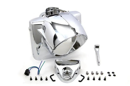 V-Twin Headlamp Cowl Assembly Chrome for Harley Davidson FLT (1986-1995) by V-Twin