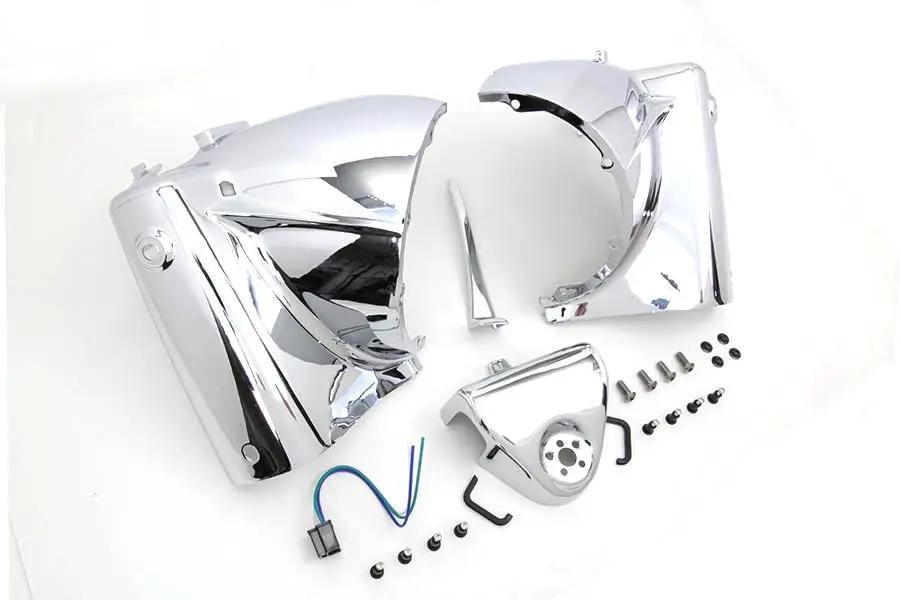 V-Twin Headlamp Cowl Assembly Chrome for Harley Davidson FLT (1986-1995) by V-Twin