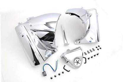 V-Twin Headlamp Cowl Assembly Chrome for Harley Davidson FLT (1986-1995) by V-Twin