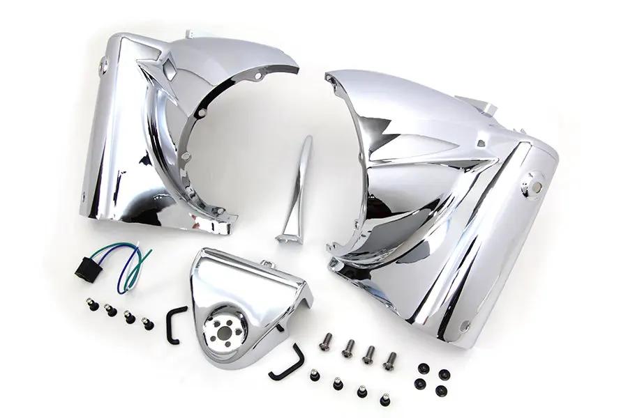 V-Twin Headlamp Cowl Assembly Chrome for Harley Davidson FLT (1986-1995) by V-Twin
