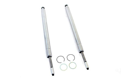 V-Twin Hard Chrome 41mm Fork Tube Assembly for Harley Davidson FL Models - 20-7/8 Inch Length by V-Twin
