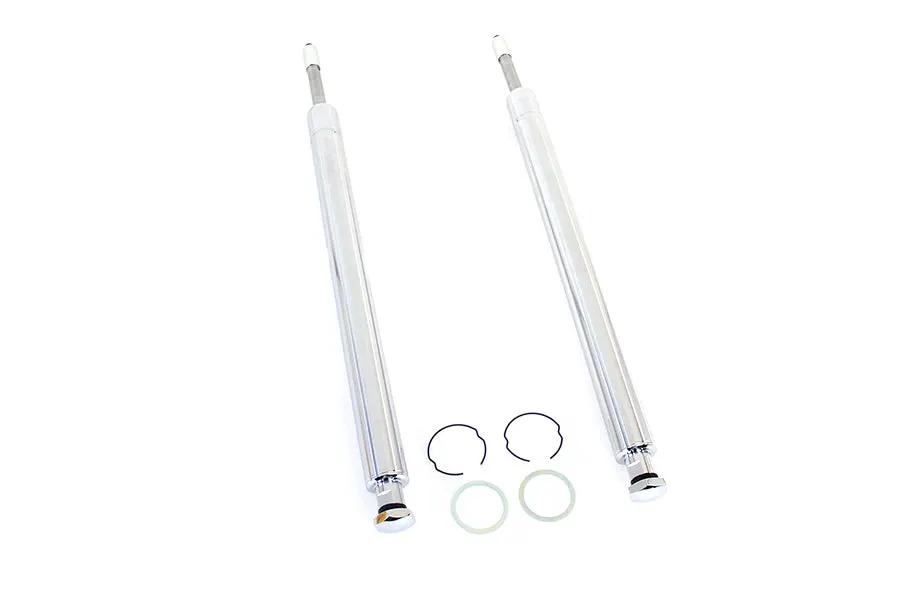 V-Twin Hard Chrome 41mm Fork Tube Assembly for Harley Davidson FL Models - 20-7/8 Inch Length by V-Twin