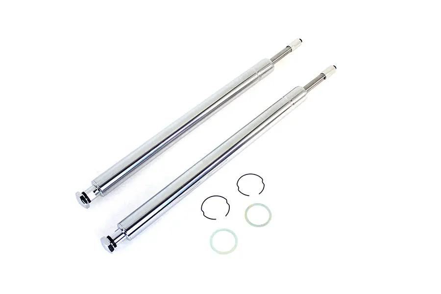 V-Twin Hard Chrome 41mm Fork Tube Assembly for Harley Davidson FL Models - 20-7/8 Inch Length by V-Twin
