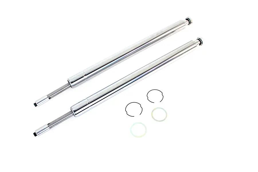 V-Twin Hard Chrome 41mm Fork Tube Assembly for Harley Davidson FL Models - 20-7/8 Inch Length by V-Twin