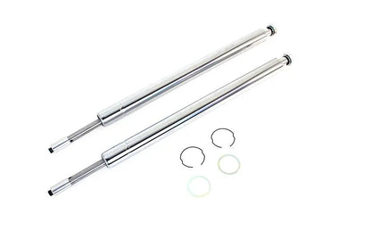 V-Twin Hard Chrome 41mm Fork Tube Assembly for Harley Davidson FL Models - 20-7/8 Inch Length by V-Twin