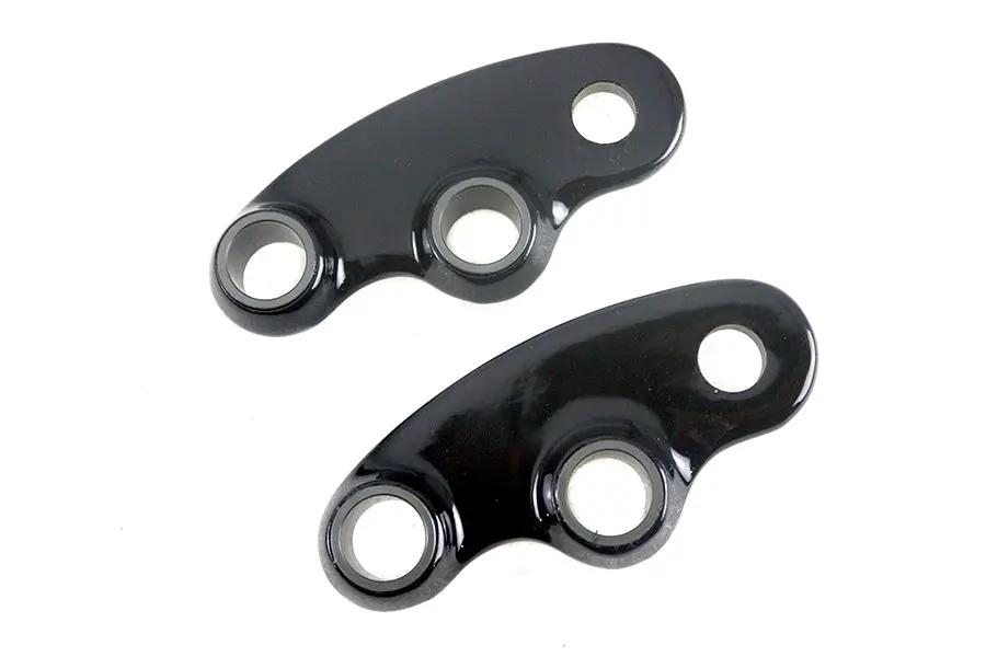 V-Twin Black 5/8 inch Spring Fork Rocker Set - Part 168-GLOSS BLACK by V-Twin