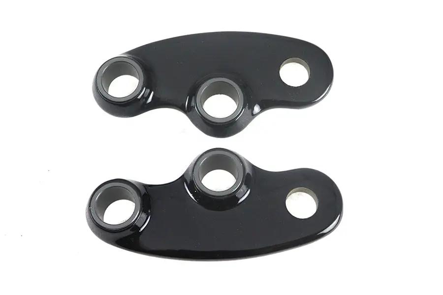V-Twin Black 5/8 inch Spring Fork Rocker Set - Part 168-GLOSS BLACK by V-Twin