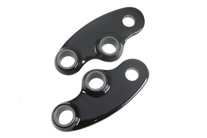 V-Twin Black 5/8 inch Spring Fork Rocker Set - Part 168-GLOSS BLACK by V-Twin