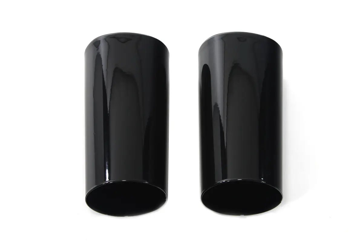 V-Twin 74537B Fork Slider Cover in Black for Harley Davidson FLST Models by V-Twin