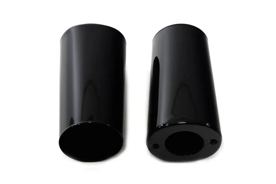 V-Twin 74537B Fork Slider Cover in Black for Harley Davidson FLST Models by V-Twin