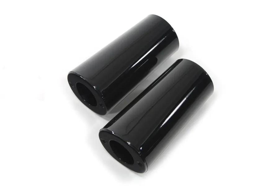 V-Twin 74537B Fork Slider Cover in Black for Harley Davidson FLST Models by V-Twin