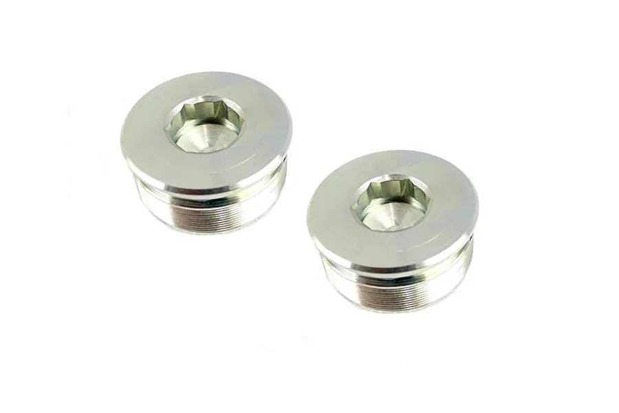 V-Twin Fork Tube Bolt Set Zinc Plated for Harley Davidson FLT (2014-2023) by V-Twin