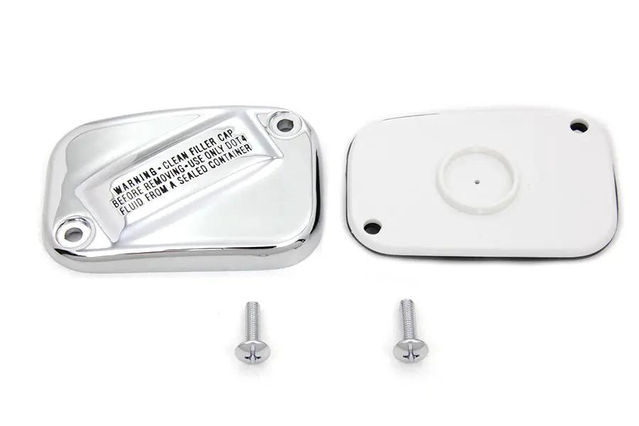 V-Twin Handlebar Master Cylinder Cover Chrome - Fits Harley Davidson FXST & FLST (Part #77813) by V-Twin