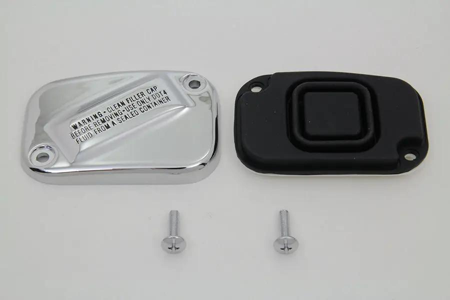 V-Twin Handlebar Master Cylinder Cover Chrome - Fits Harley Davidson FXST & FLST (Part #77813) by V-Twin