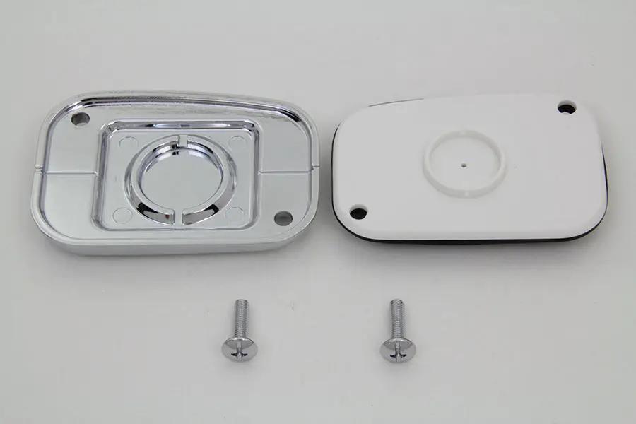 V-Twin Handlebar Master Cylinder Cover Chrome - Fits Harley Davidson FXST & FLST (Part #77813) by V-Twin