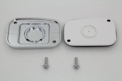 V-Twin Handlebar Master Cylinder Cover Chrome - Fits Harley Davidson FXST & FLST (Part #77813) by V-Twin