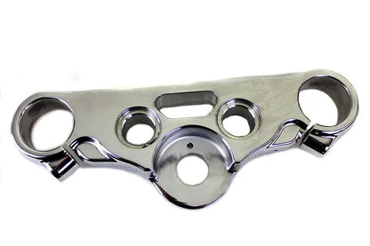 V-Twin FXDWG Polished Top Triple Tree for Harley Davidson 2008-2017 by V-Twin