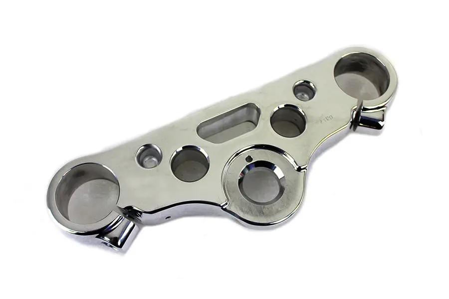 V-Twin FXDWG Polished Top Triple Tree for Harley Davidson 2008-2017 by V-Twin
